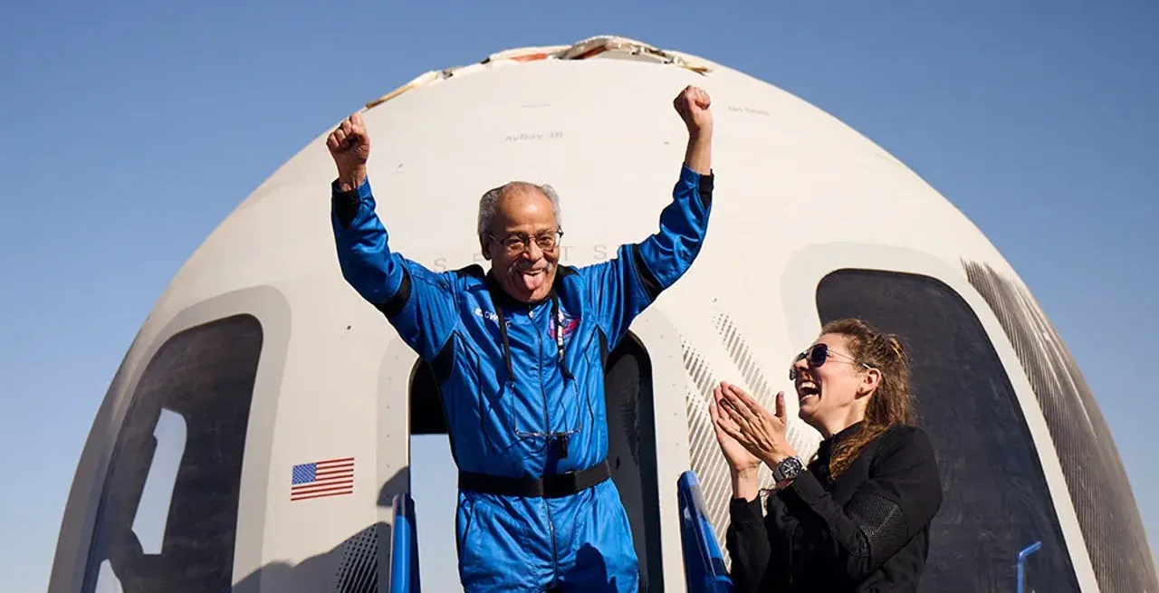  First black astronaut candidate, now 90, becomes oldest person to reach space