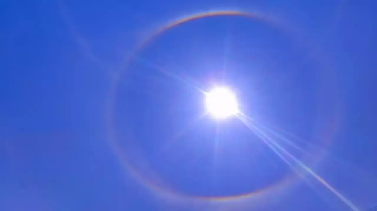  Rare celestial phenomenon: Double Sun halo seen in Ladakh
