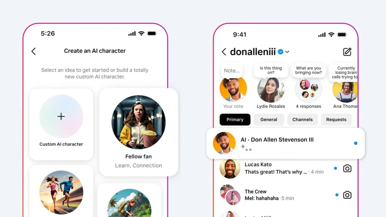  Meta plans to introduce AI avatars on Instagram that can chat on users' behalf