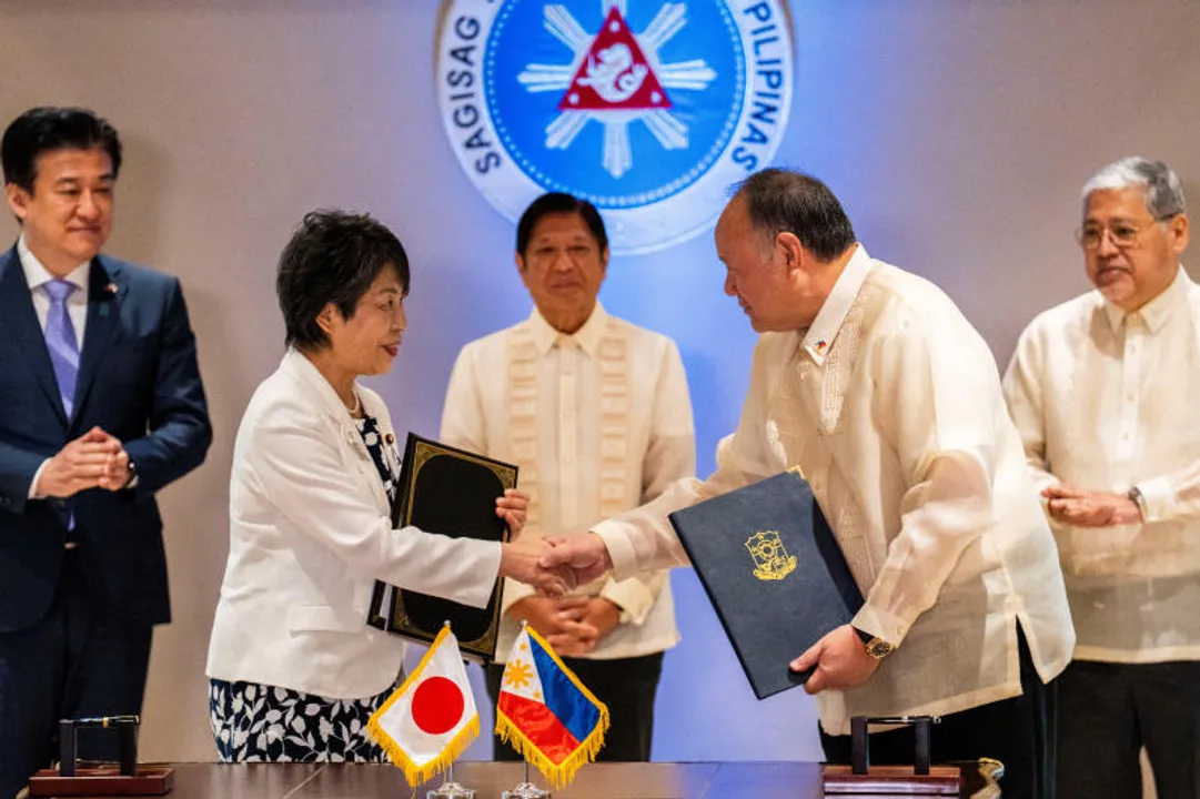 Philippines and Japan sign defence pact amid South China Sea tensions