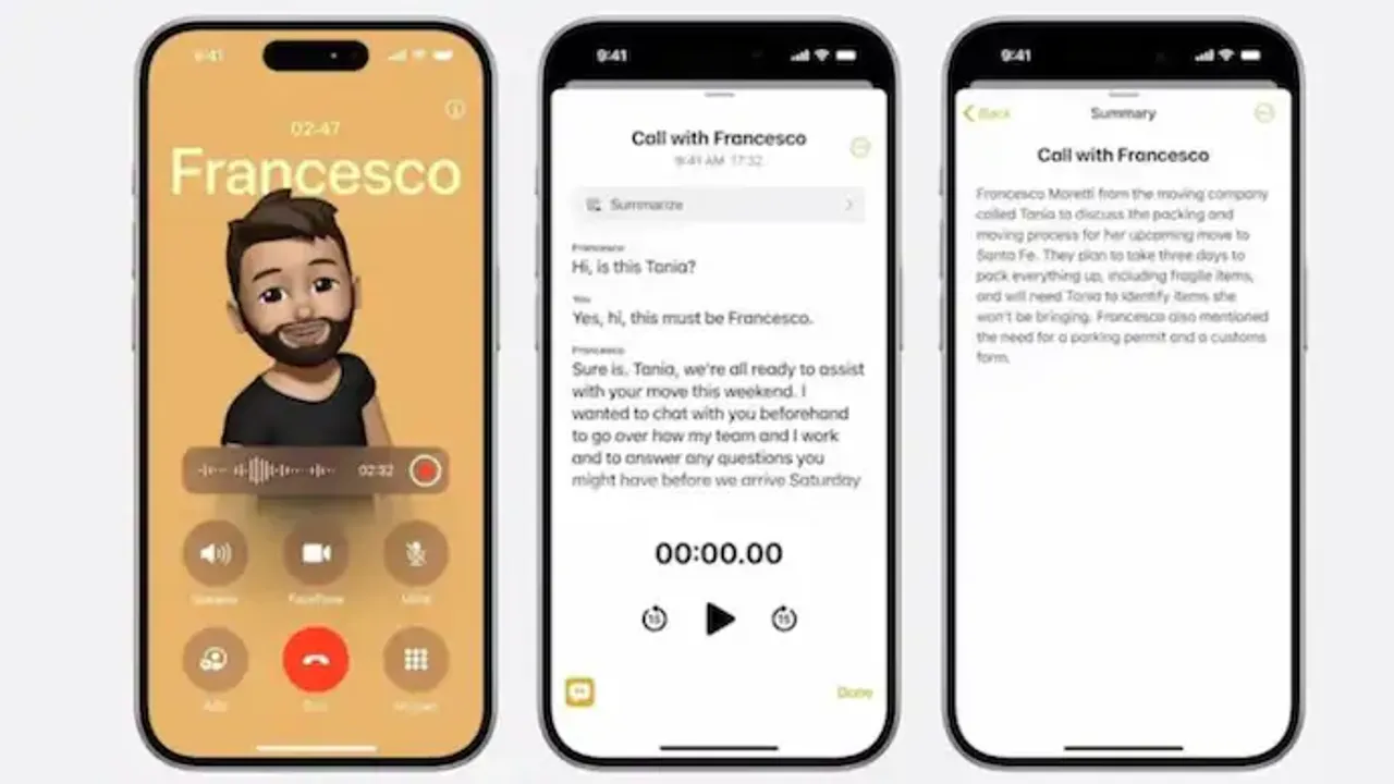  iOS 18.1 update: Smart call recording power Comes to iPhone