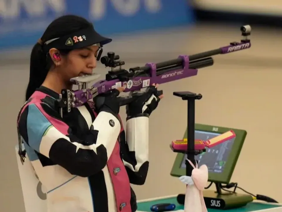  Ramita Jindal secures 7th place in women's 10m Air Rifle Final in Olympics
