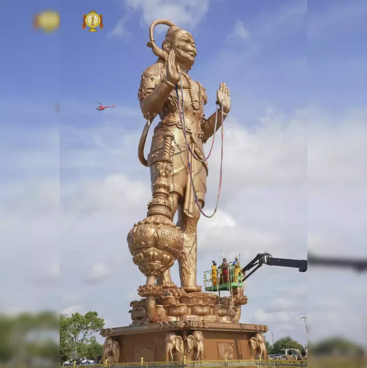  Tallest Lord Hanuman statue outside India unveiled in Texas, USA