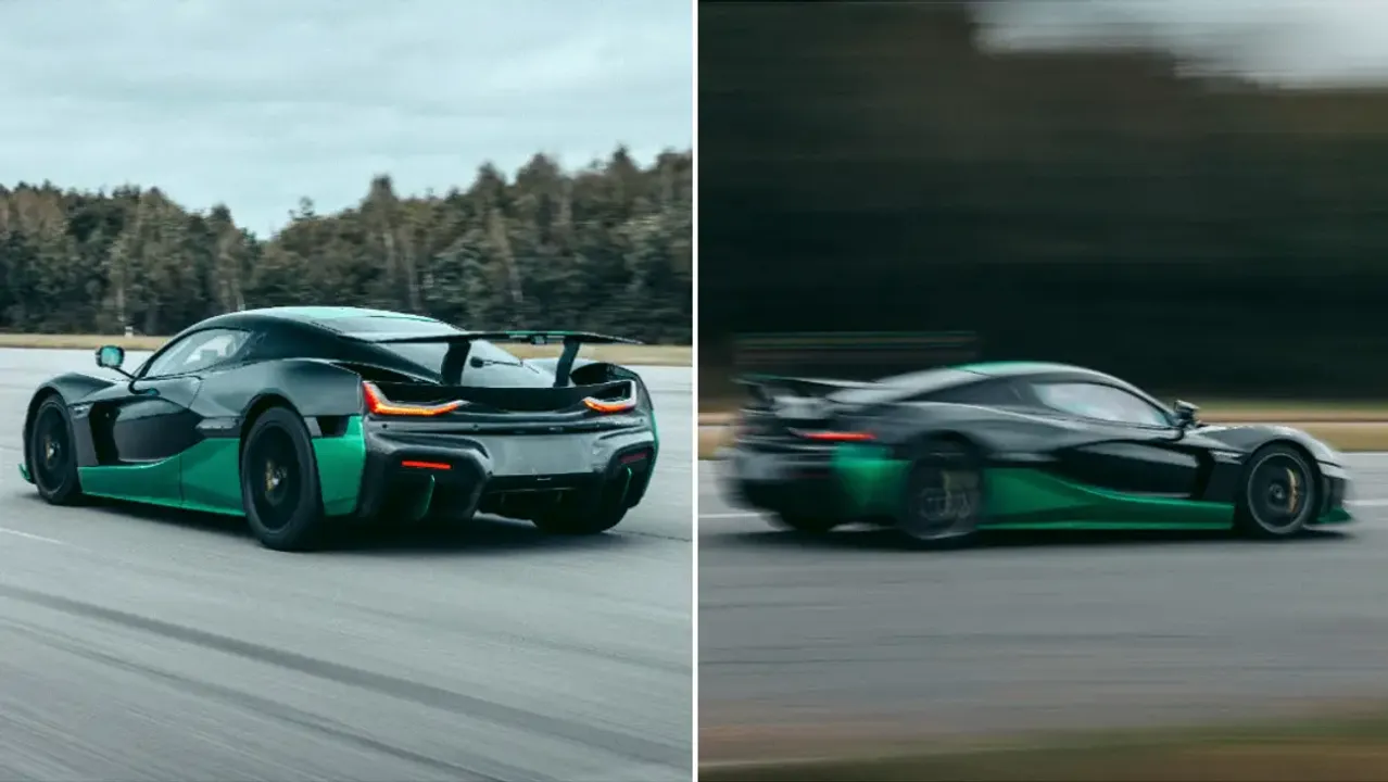  Rimac Nevera electric hypercar sets Guinness World Record for fastest speed in reverse