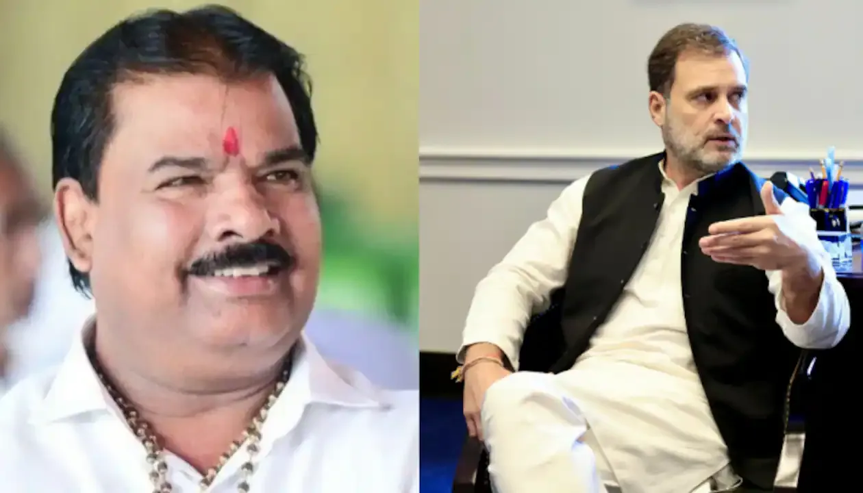  Shiv Sena MLA offers Rs 11 Lakh to anyone who ‘chops off’ Rahul Gandhi's tongue
