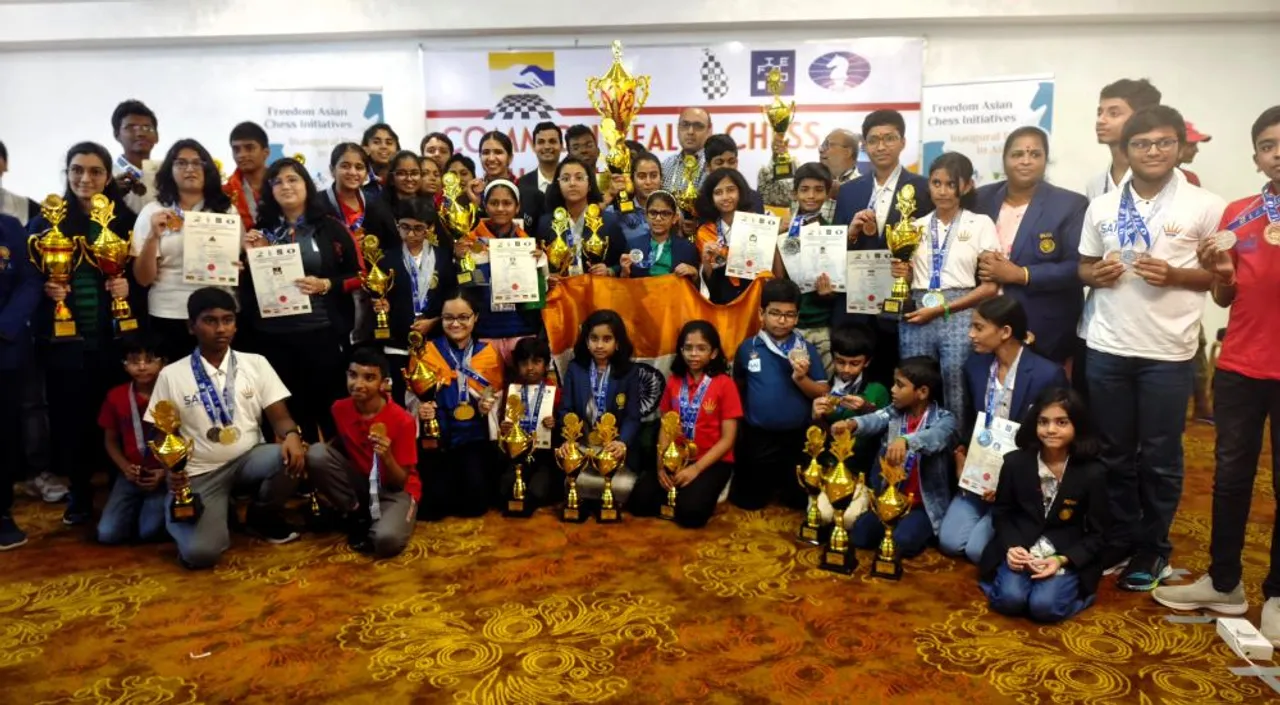  India wins 104 medals at Classical, Rapid, and Blitz Commonwealth Chess Championship 2024