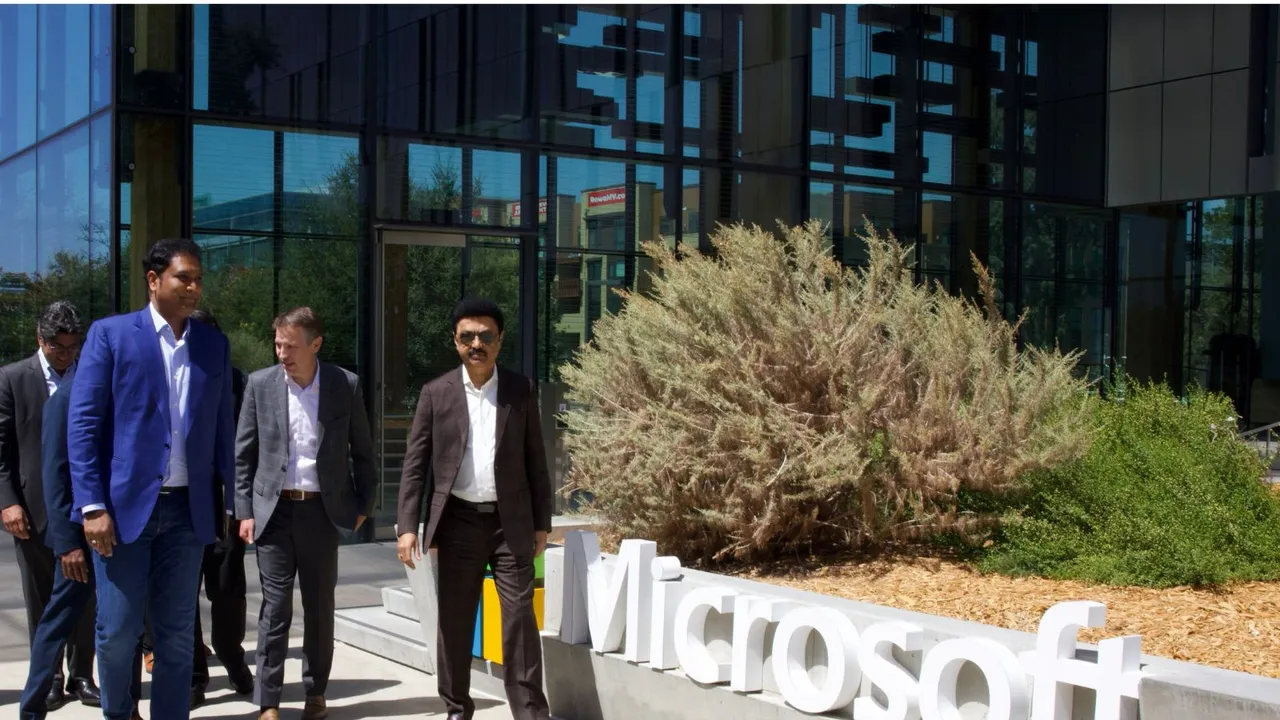  MK Stalin visits Apple, Google, Microsoft offices in US, Inks investment deals