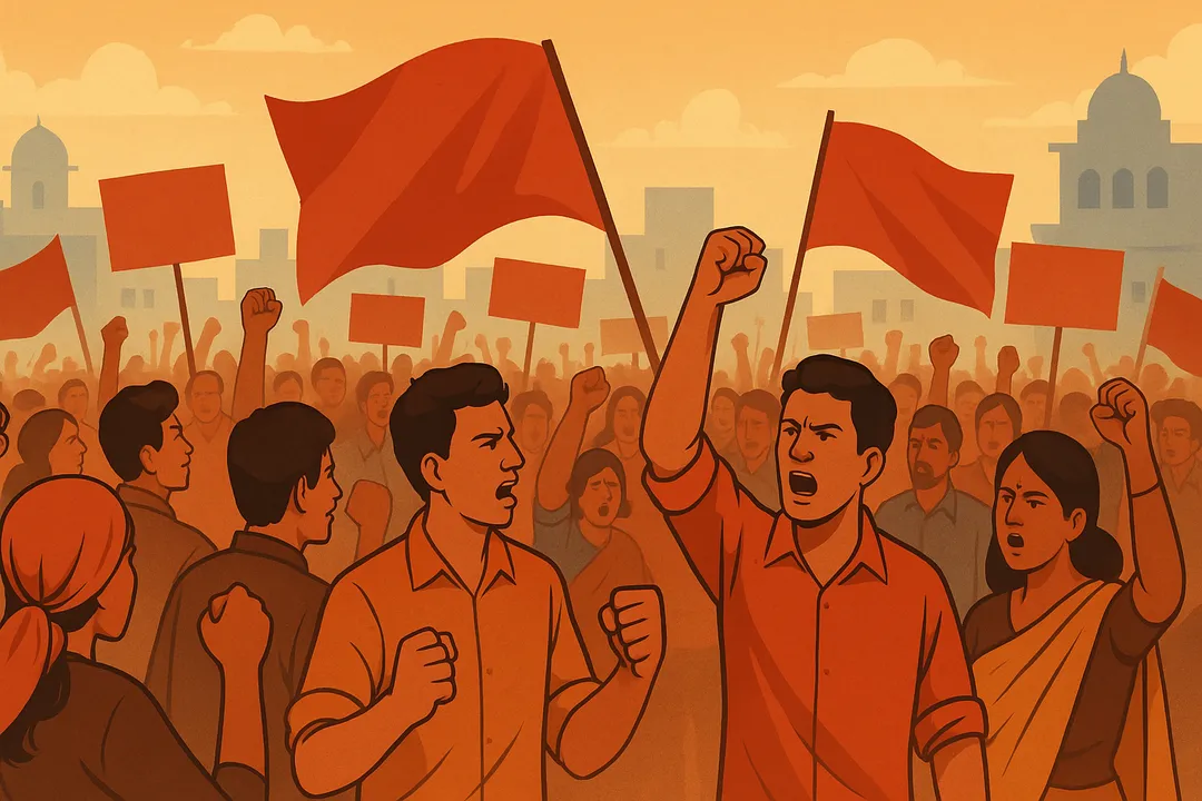  India on Pause: 25 Crore Workers Unite for Bharat Bandh on July 9