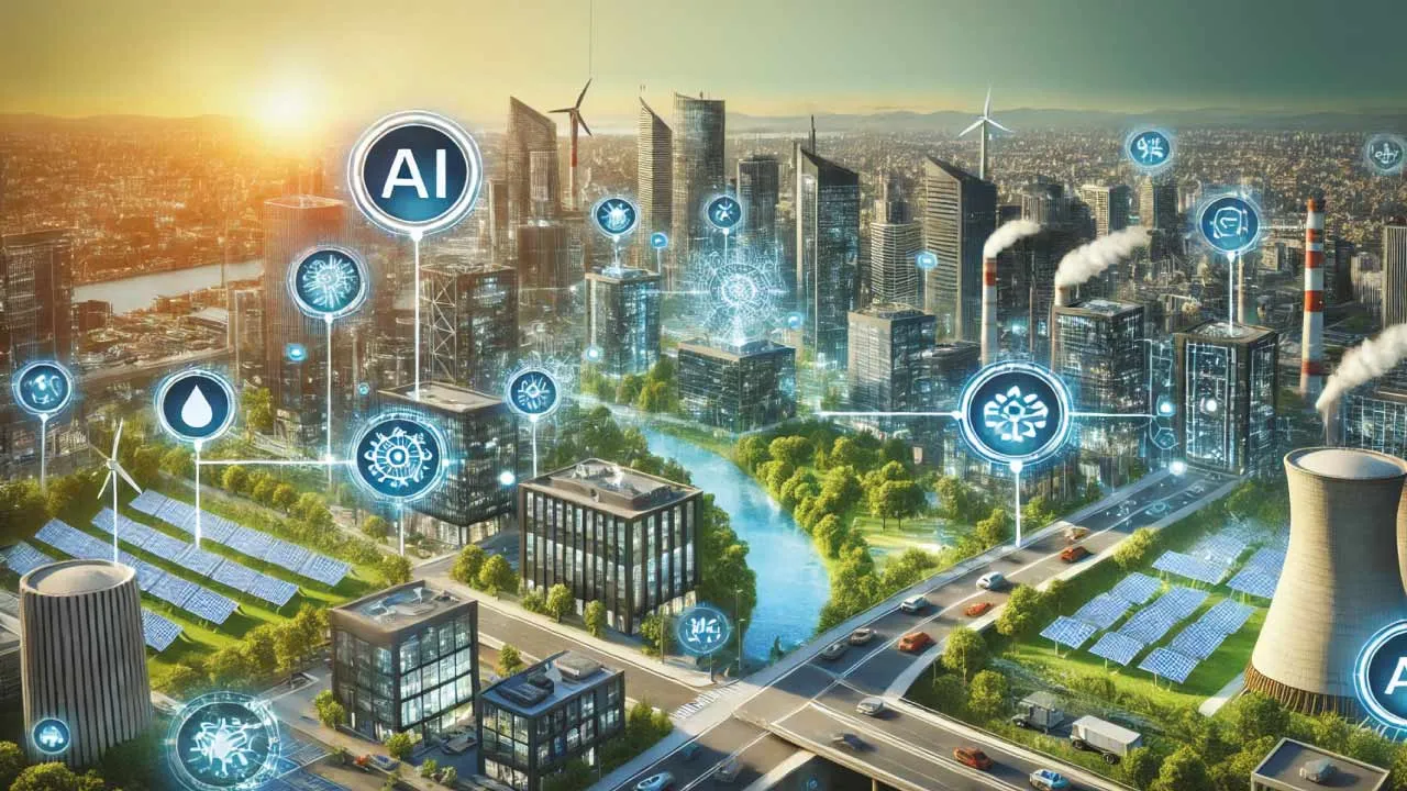 AI-driven smart networks for sustainability