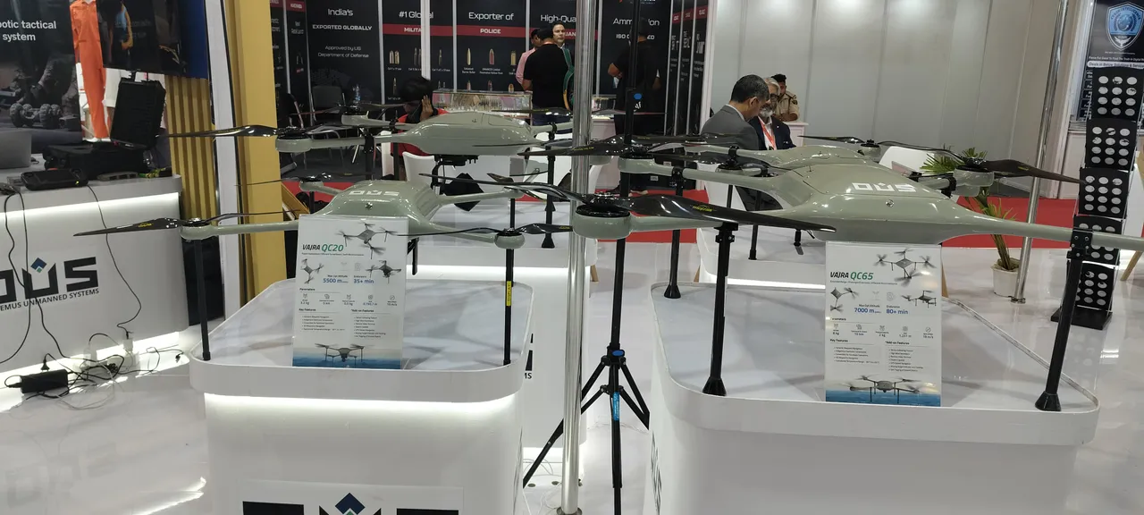 Optiemus unveils four drones
