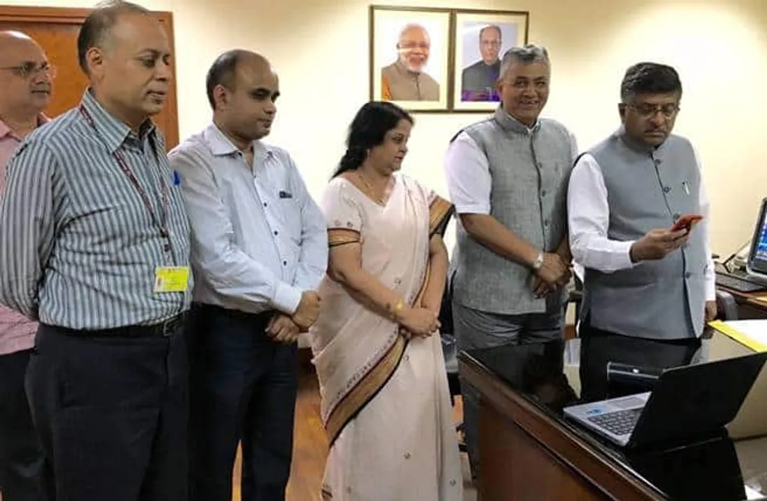 Ravi Shankar Prasad launches Transforming India Website