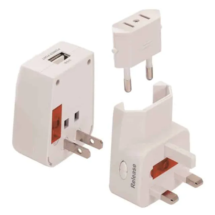 Smart Block Travel Charger White charger divided