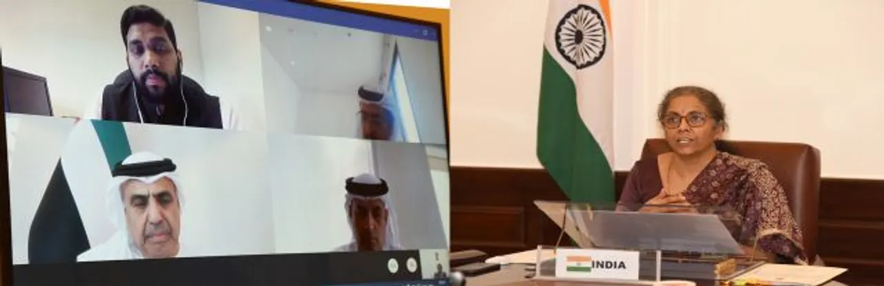Finance Minister Nirmala Sitharaman and UAE's Minister of State for Financial Affairs Obaid Al Tayer agreed to cooperate in the area of FinTech