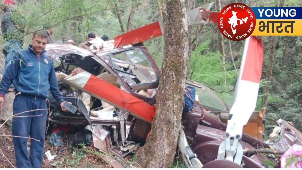 Helicopter met with an accident in Uttarkashi- file photo