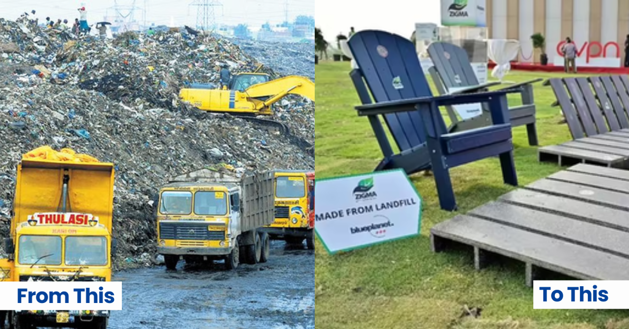 How Chennai Took 1.7 Million Cubic Metres of Landfill Waste and Turned It Into Furniture