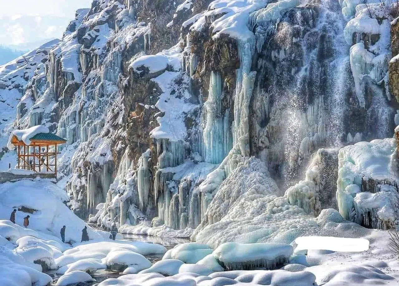 Drang: The frozen wonderland. Pic: Sajad Hameed