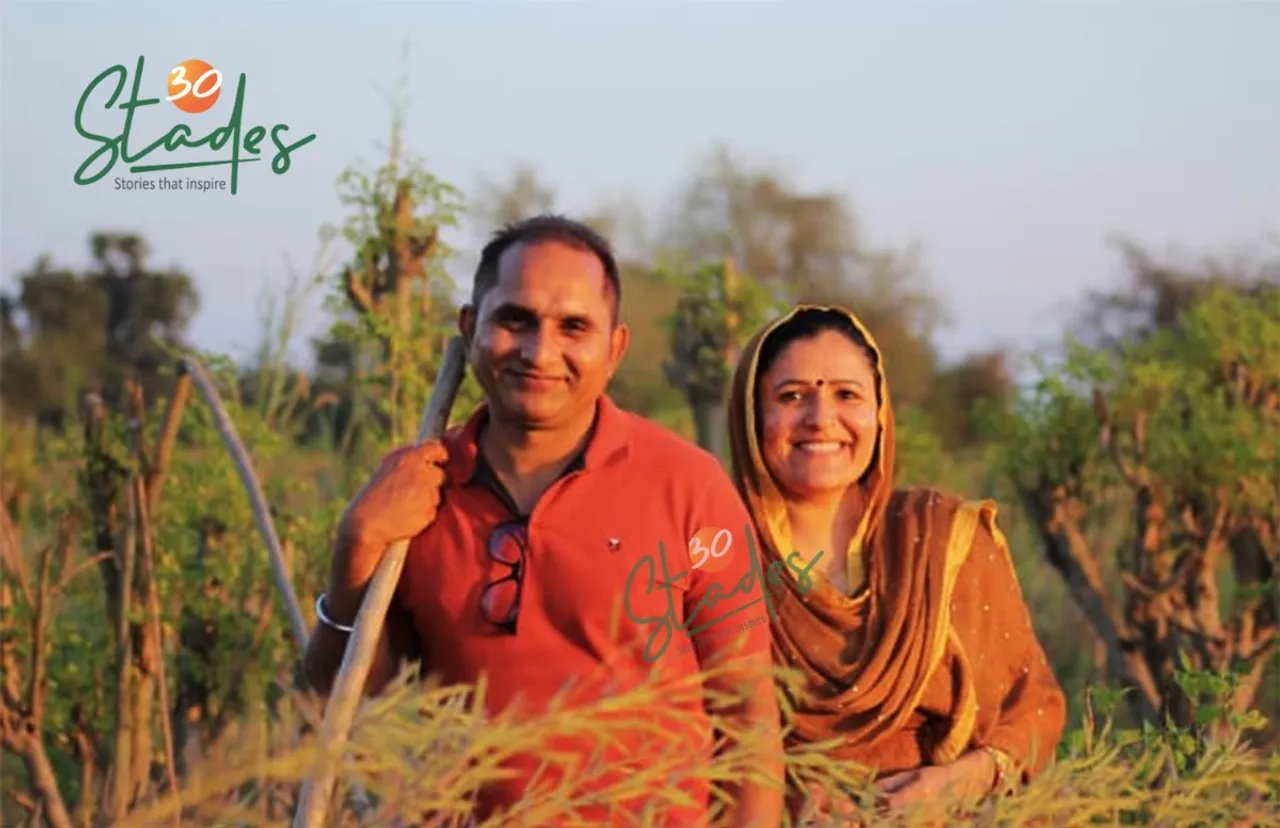 Sarla and Jitendra Mann sell moringa powder under the Husband Wife Farm brand