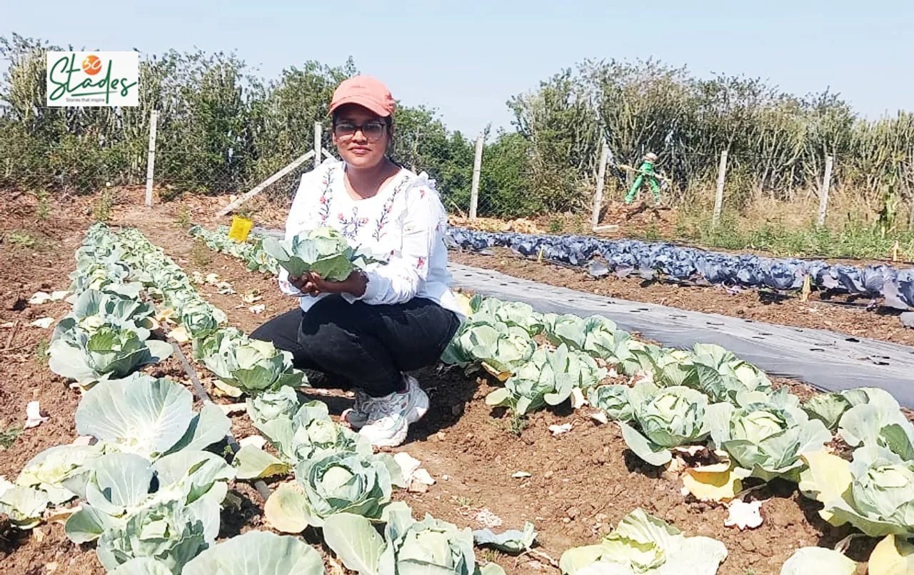 Purva Jindal has turned a rocky and barren land into an oasis of organic vegetables