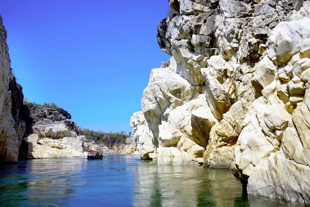 Marble rocks that turn magical under moonlight