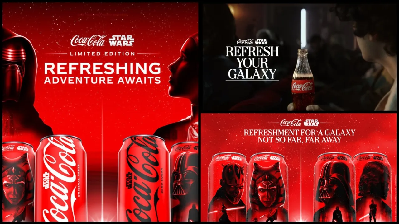 First look at the limited-edition Coca-Cola x Star Wars packaging launching soon.