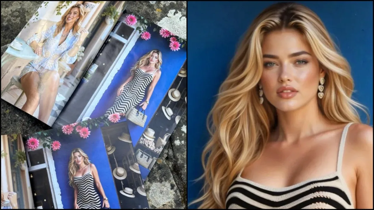 AI model in Guess ad sparks debate on digital beauty standards and human inclusivity in fashion.