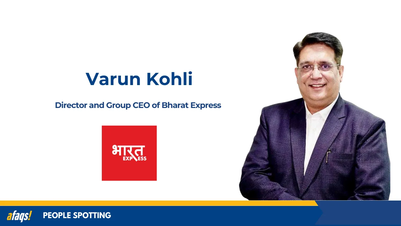 Professional portrait of Mr. Varun Kohli in a business suit, suitable for a corporate leadership announcement.