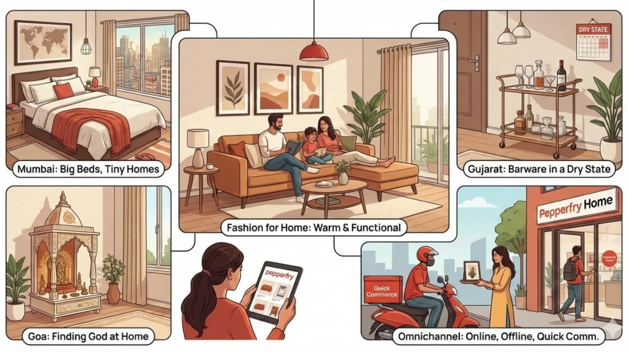 Why Goa seeks God and Mumbai seeks sleep: Decoding India’s changing home needs with Pepperfry