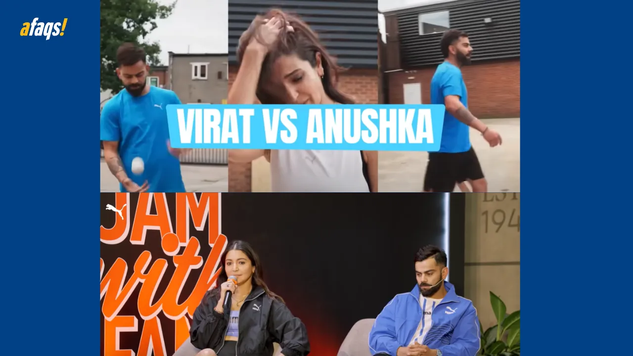 Virat and Anushka for Puma