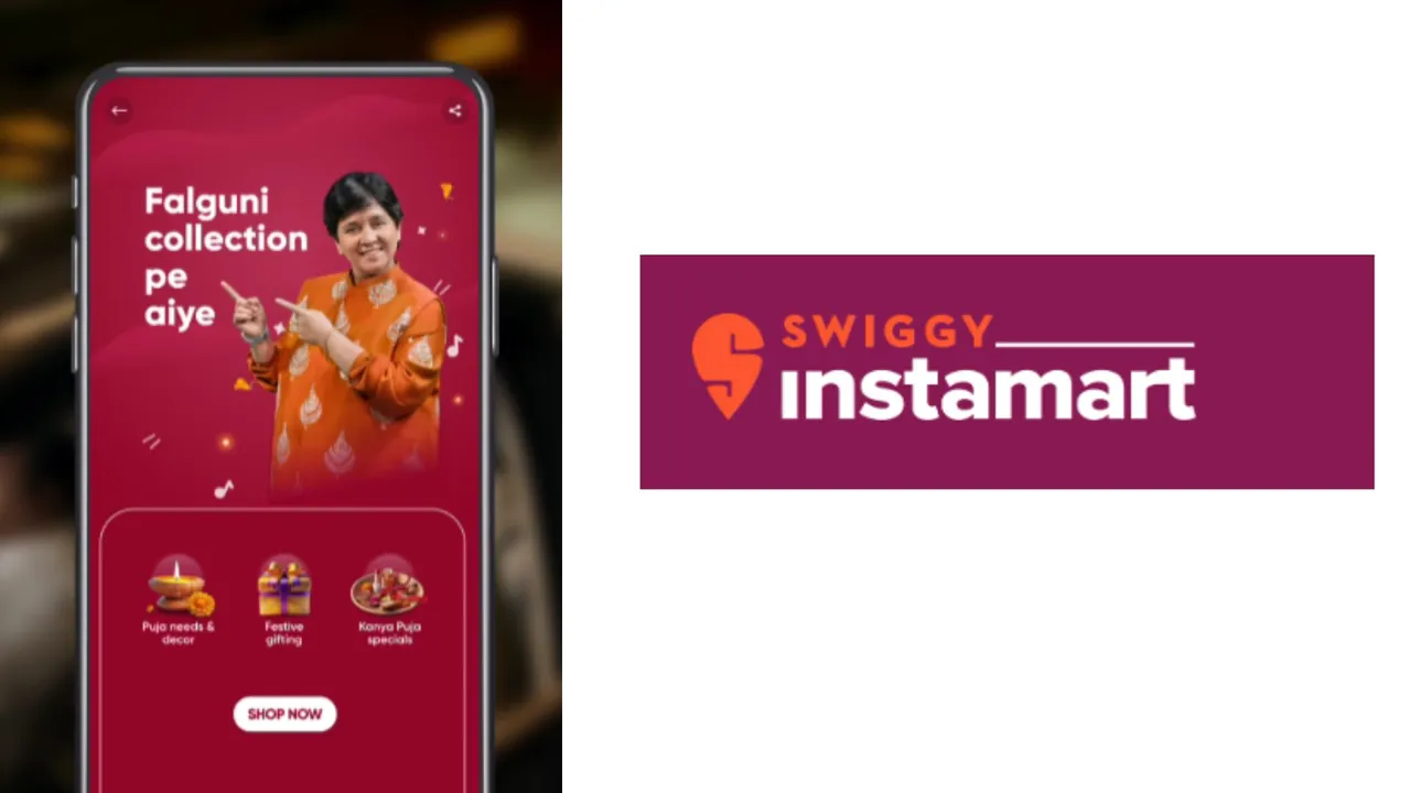 Falguni Pathak & Swiggy Instamark