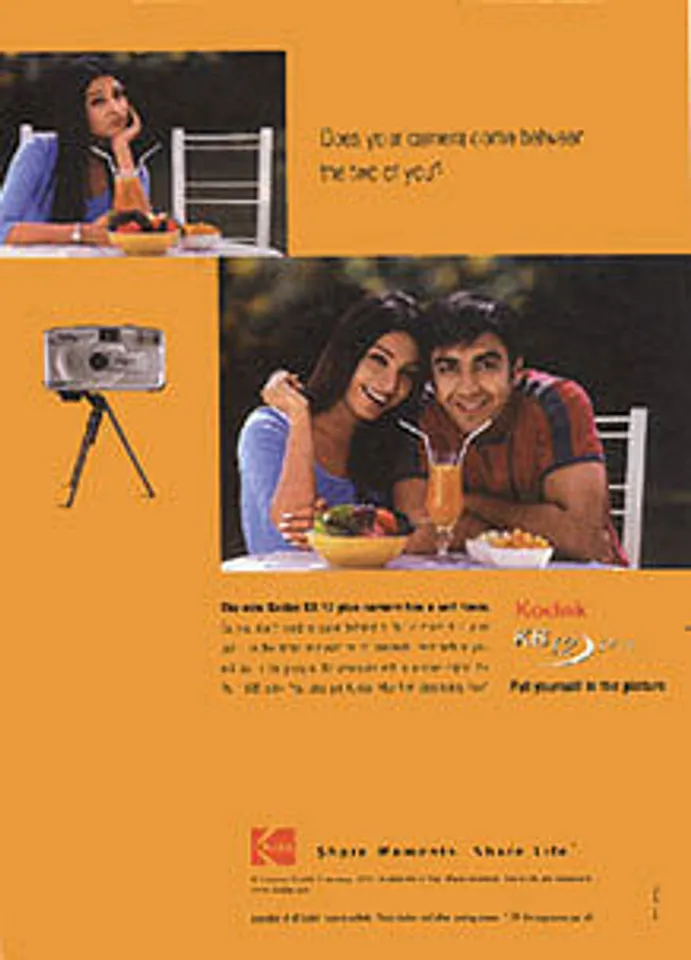 Does your camera come between the two of you?