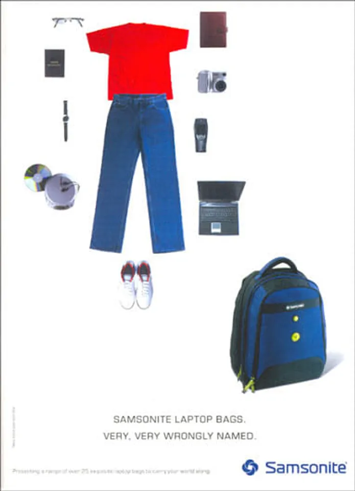 Samsonite laptop bags.Very, very wrongly named.
