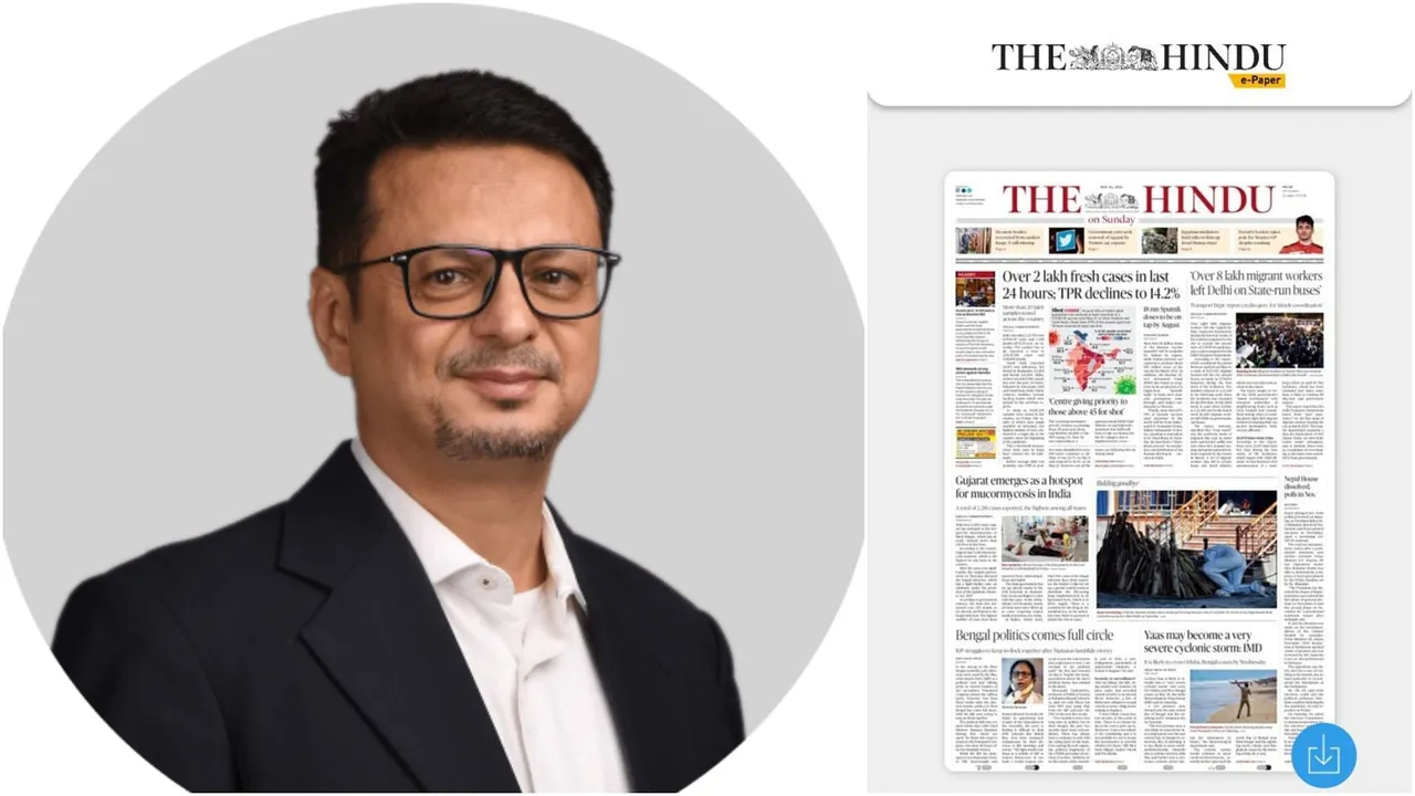 "Last fiscal, e-papers accounted for 50% of The Hindu's digital subscription revenue," Pradeep Gairola