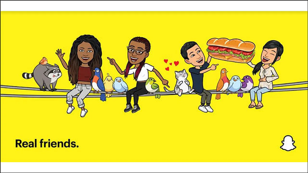 Snapchat's 'Real Friends' campaign takes a dig at Instagram