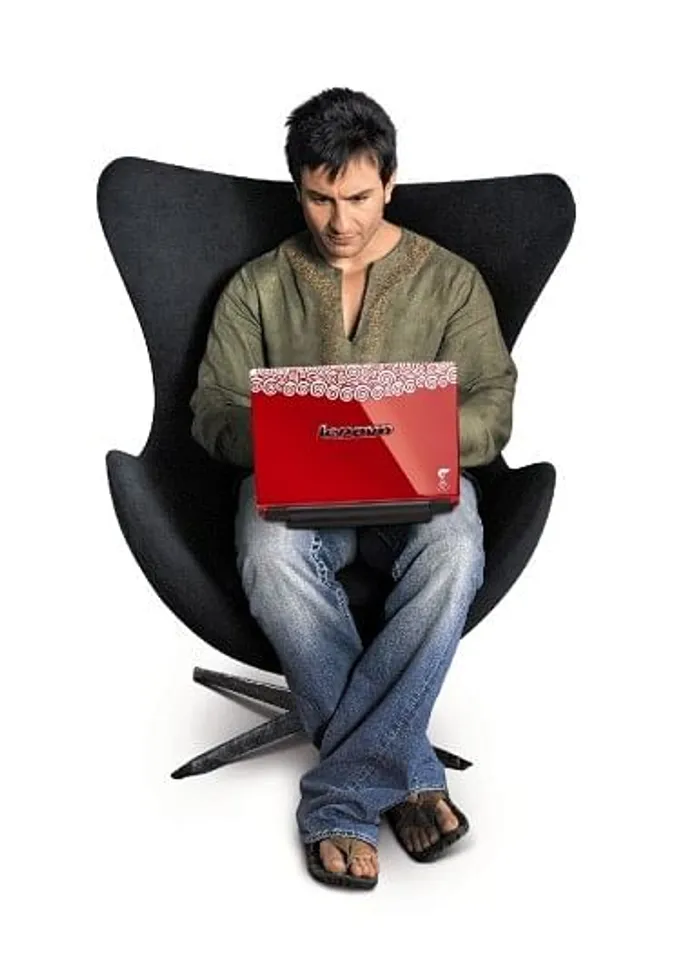 Saif Ali Khan signed Notebook PC for Auction
