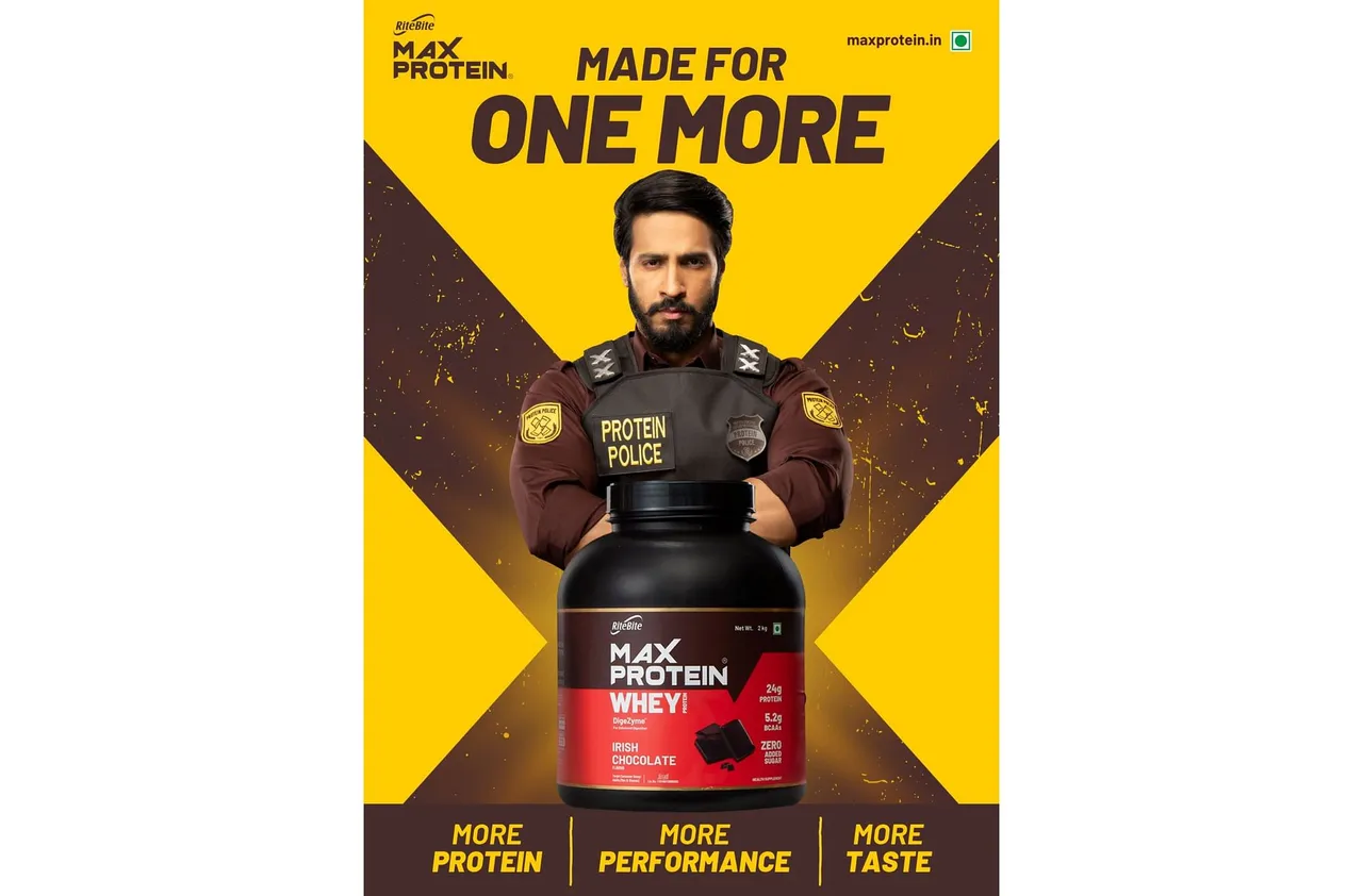 Max Protein brings back 'Protein Police' in its latest campaign #MadeForOneMore