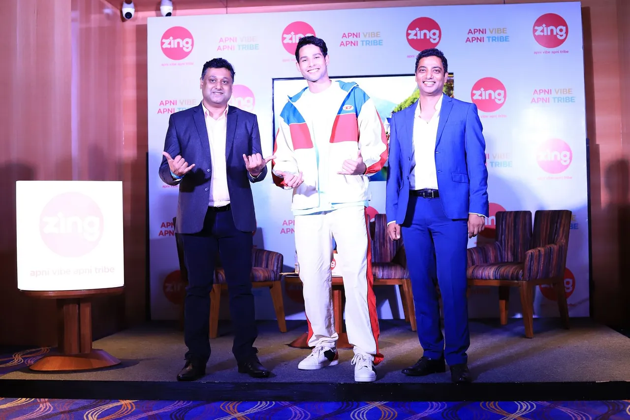 Zing unveils its new avatar with Youth Icon Siddhant Chaturvedi as the brand ambassador