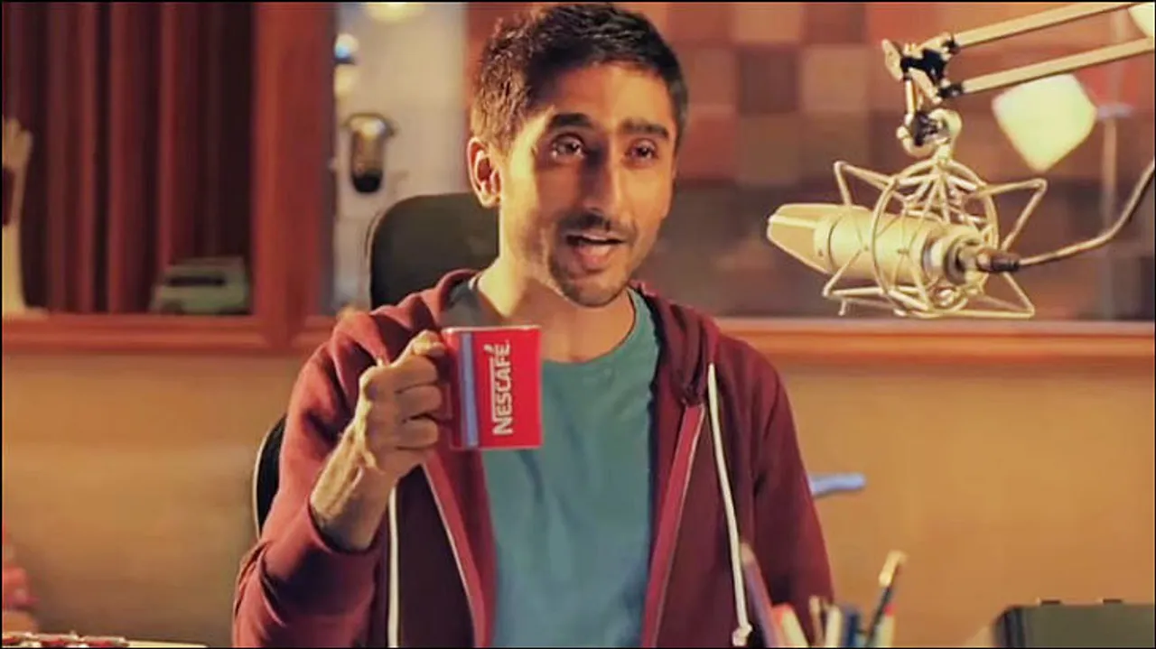The Nescafé ad is back in a warm-up session with RJ Rishi