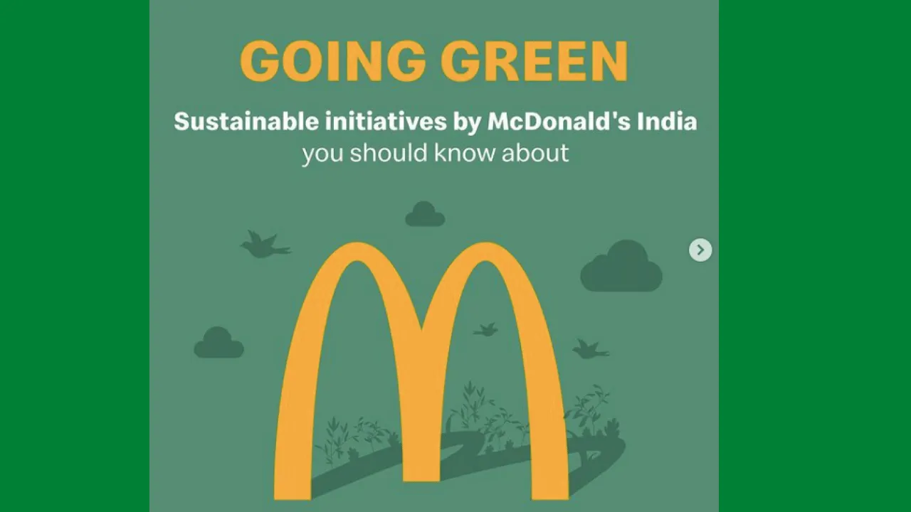 McDonald's India highlights sustainability initiatives on social media