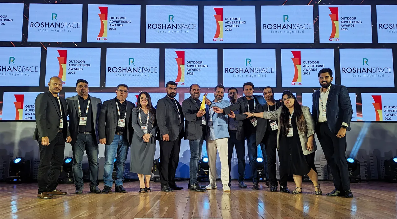 RoshanSpace Brandcom honoured with the OAA Award 2023