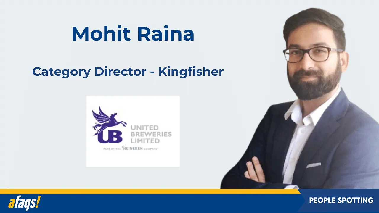 Ikea's Mohit Raina joins United Breweries as category director for Kingfisher