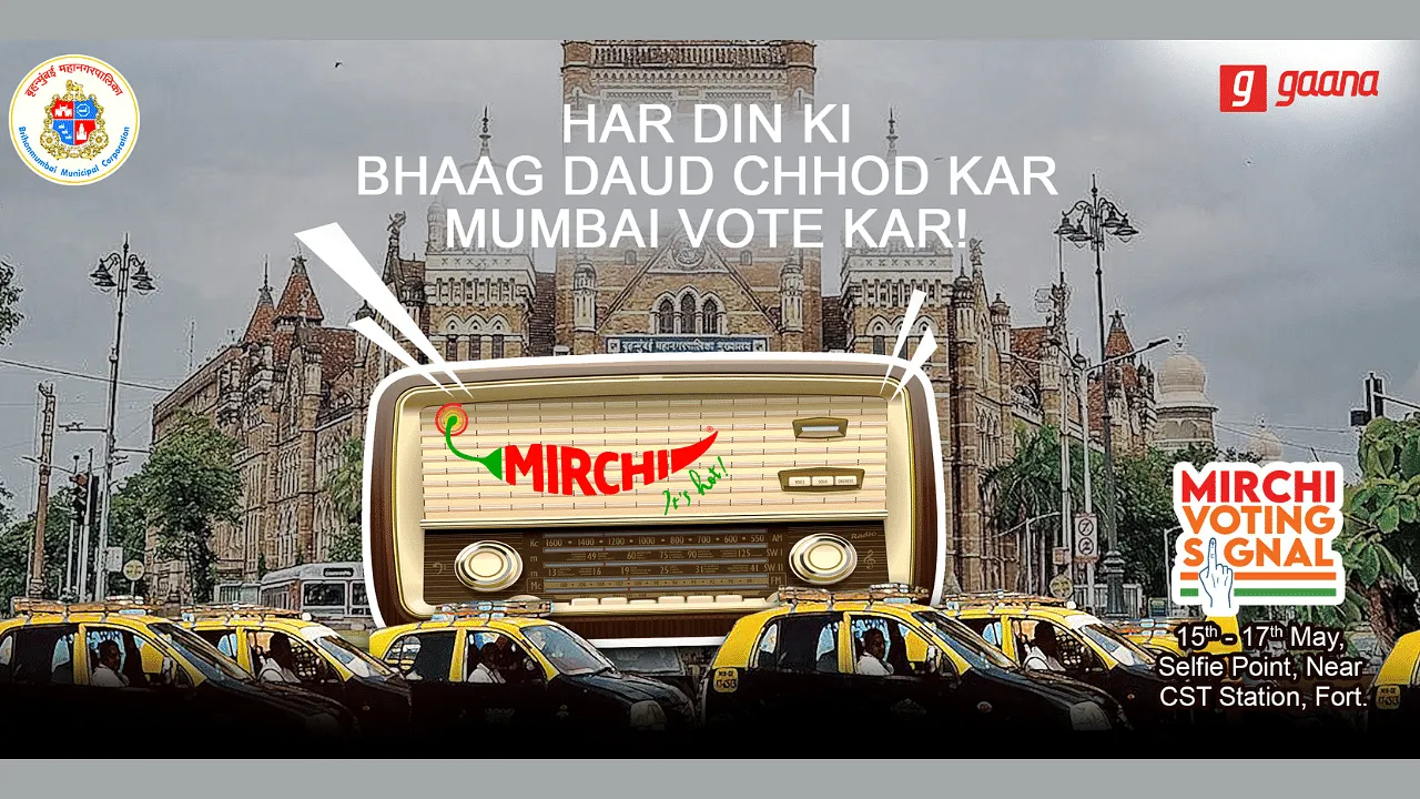 Mirchi Voting Signal - A campaign to ignite Mumbai's voting spirit