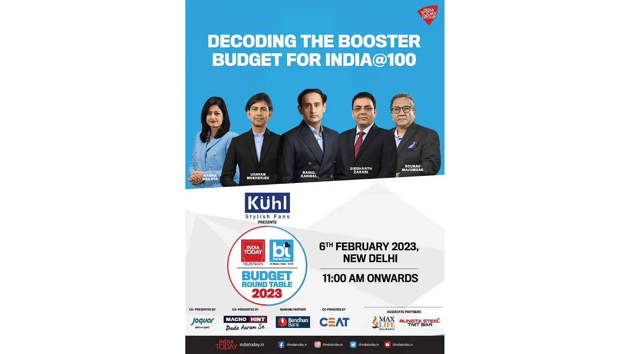 India Today-Business Today’s Budget Roundtable is set to decode the budget for India