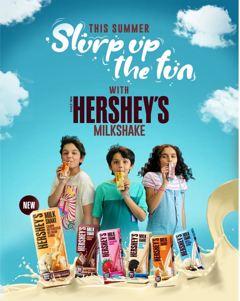 Hershey's summer campaign 'Slurp Up the Fun' focuses on the delicious flavors of its Milkshake range