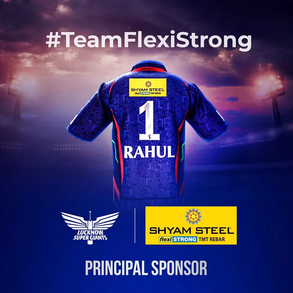 Shyam Steel associates with IPL franchise Lucknow Super Giants as Principal Sponsors
