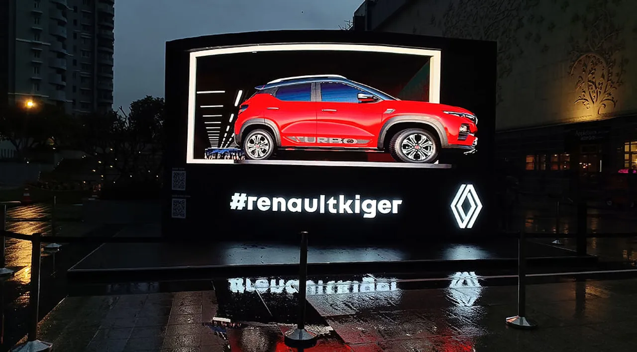 Renault kicks off first 3D Anamorphic experience in India for KIGER