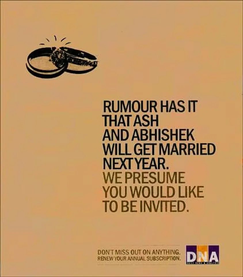 Rumour has it that Ash and Abhishek will get married next year.