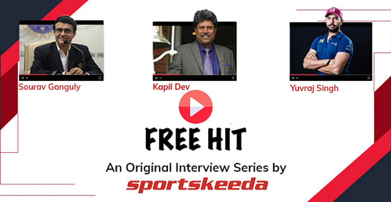 Sportskeeda to launch an original interview series “Free Hit” with Sourav Ganguly, Kapil Dev, and Yuvraj Singh