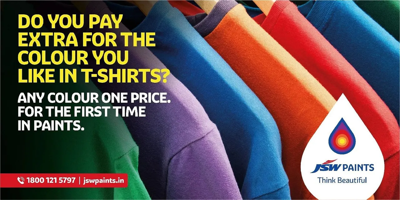 JSW Paints takes Any Colour One Price campaign to India’s upcountry markets