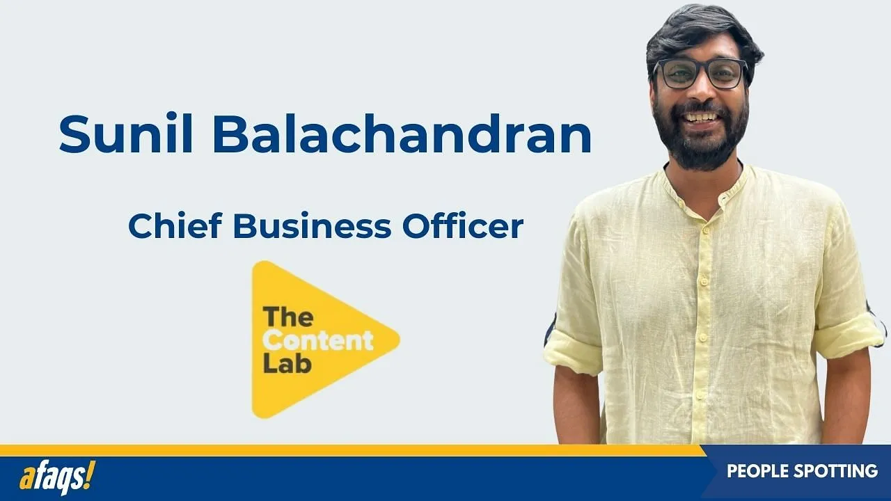 The Content Lab ropes in Sunil Balachandran as chief business officer 