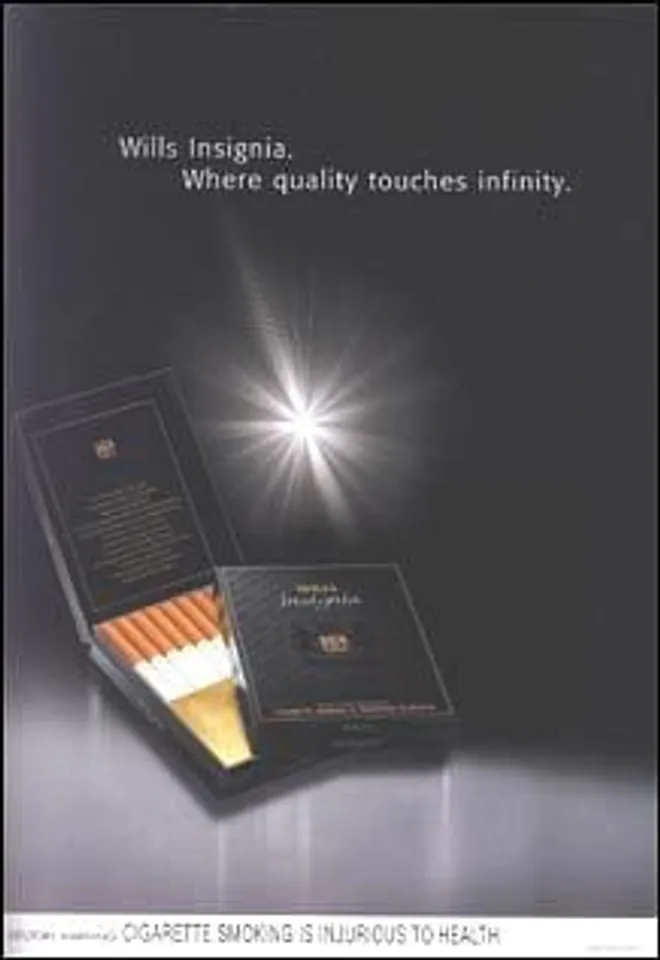 Wills Insignia.Where quality touches infinity.